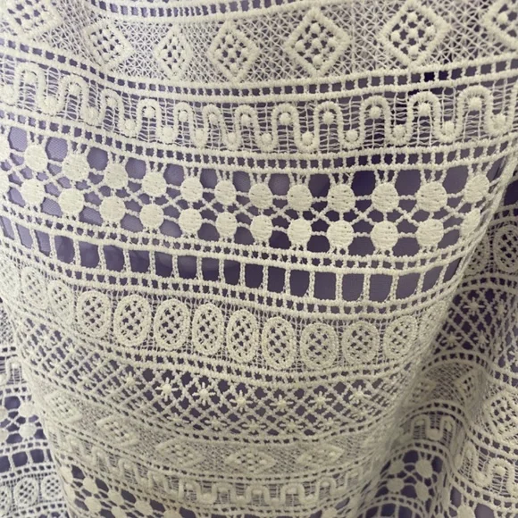 Two Piece Purple Prom Dress Size 8 - Picture 3 of 6